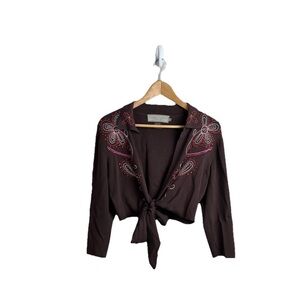 Double D Ranch Wear Cardigan Sweater Beaded Bolero